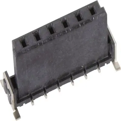 Produktfoto 1 von HARTING Har Flex Anschluss Gerade Oberfläche 6-polig / 1-reihig, Raster 2.54 mm Lot