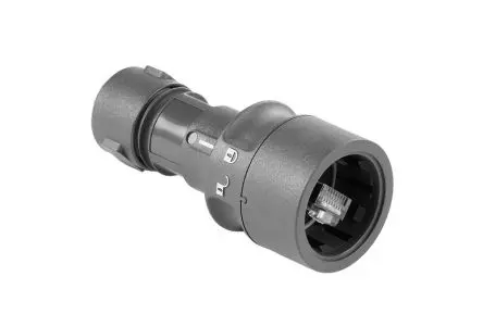Produktfoto 1 von Bulgin 6000 Series Buccaneer Buchse Cat5e Ethernet-Steckverbinder, 1-Port 8-polig Abgeschirmt Kabel Gerade