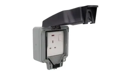 Timeguard TW1 Gesicherte Abzweigdose 1 Ausbrüche Geschaltet IP66 240V 13A