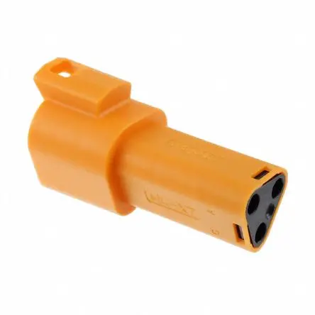 Produktfoto 1 von Molex 93444 Crimpgehäuse, Kabel, Buchsengehäuse, Crimpbefestigung, Buchse, 3-polig, Orange / 2-reihig