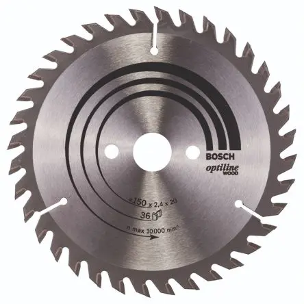 Produktfoto 1 von Bosch 36 Hartmetall Holz Kreissägeblatt, Ø 150 mm 1