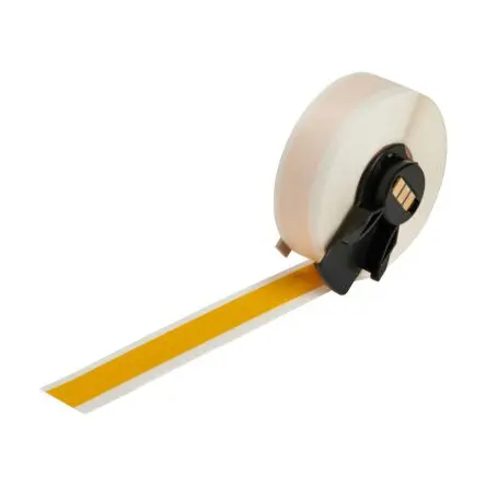 Produktfoto 1 von Brady Beschriftungsband Gelb für BMP61, BMP71, M610, M611, M710 auf Weiß 15240 mm 12.7 mm 12.7 mm