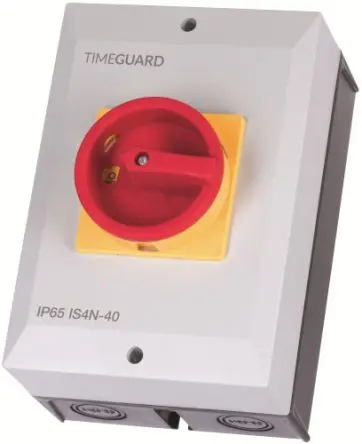 Produktfoto 1 von Timeguard Weathersafe Sicherungslasttrennschalter 4-polig SMD 40A IP66