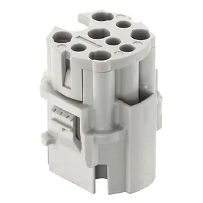 Produktfoto 1 von HARTING Han F+B Hochleistungssteckverbinder-Einsätze und -Module Stecker, 12-polig 10A, Stromversorgungssteckverbinder