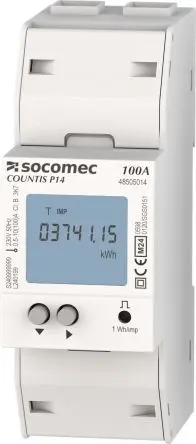 Produktfoto 1 von Socomec Countis P14 Energiemessgerät LCD Elektronik / 1-phasig Impulsausgang