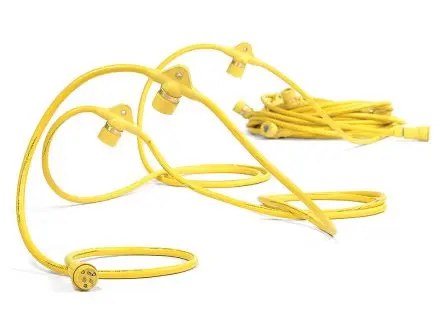 Produktfoto 1 von Molex 130106 Arbeitsleuchte Leicht Arbeitslicht 2000 lm 120V ac / 200 W, 47.625mm x 107.95 mm x 1.52 m x 15.24 mm