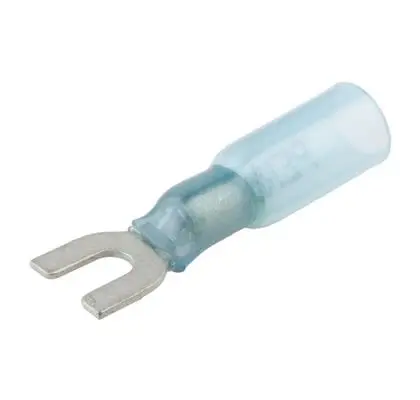 Produktfoto 1 von Molex 19164 Crimp-Anschlussklemme, Blau, Isoliert, 9.4 x 0.79 mm, Buchse, 16 AWG min, 14 AWG