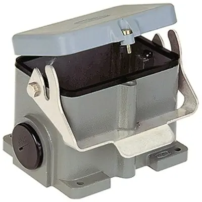Produktfoto 1 von HARTING Han B Oberflächenmontiertes Gehäuse Einhebel 1, SMD 48B Verriegelungshebel, IP65