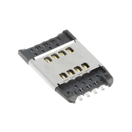 Produktfoto 1 von C & K Ccm030Mk20 SIM, gewinkelt Chipkarten-Steckverbinder, 8-polig SMD, Push-Pull
