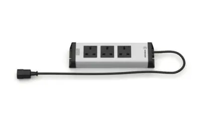 Produktfoto 1 von Ehmann Typ G Steckdose und Stromverteilung, 3-fach 10A, 1.5m Kabel, 230V