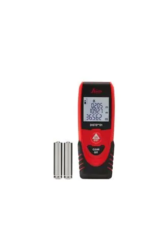 Produktfoto 1 von Leica LCD Entfernungsmessgerät, 2, 0.2 to 40 m, 635 nm, 2 mm, 2 x AAA
