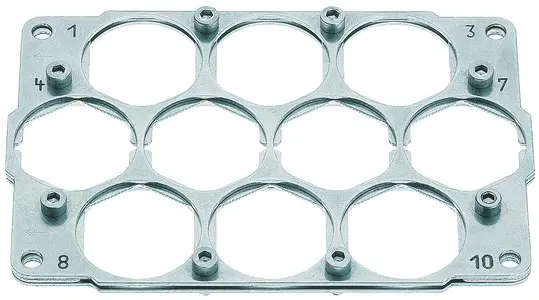 Produktfoto 1 von HARTING Han HPR Rahmen, Stecker, M5, 138 x 93.2 x 43.5 mm