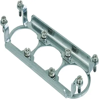 Produktfoto 1 von HARTING Han HPR Rahmen, Buchse/Stecker, M3, 104 x 44.3 x 14.5 mm