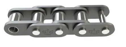 Produktfoto 1 von Sedis European 06B-1 Carbonstahl 1 Rollenkette ISO 606 (DIN 8187), Teilung 9.525 mm, Länge 5 mm
