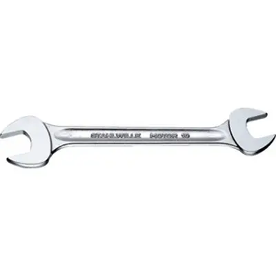 Produktfoto 1 von STAHLWILLE Doppelgabelschlüssel Zoll, CrMo-Stahl, Länge 155.00 mm