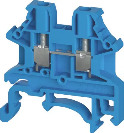 Produktfoto 1 von Wieland Anschlussklemmenblock DIN-Schiene 2 Blau, 2.5mm², 1000V Schraubbefestigung
