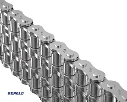Produktfoto 1 von Renold SD 60-1 Carbonstahl 3 Rollenkette ANSI, Teilung 19.05 mm, Länge 50 ft