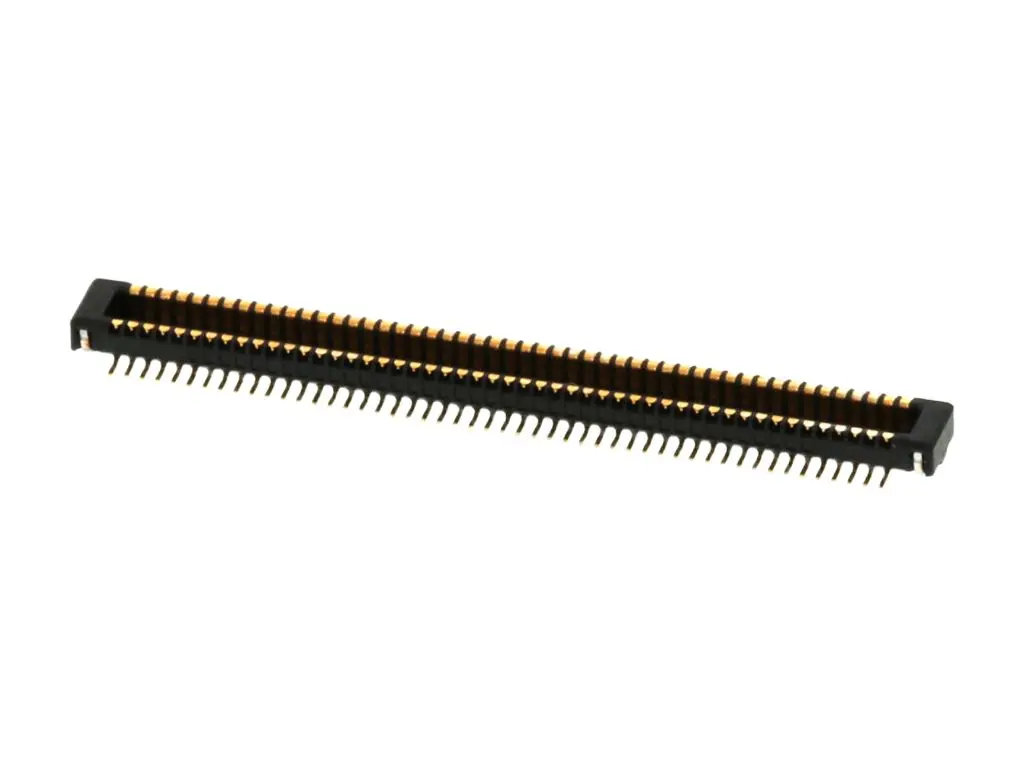 Produktfoto 1 von Molex 55909 Leiterplattenleiste Vertikal, 100-polig / 2-reihig, Raster 0.4 mm Raster SMD, Platine-Platine, Unisoliert
