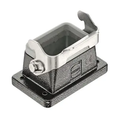 Produktfoto 1 von HARTING Han M Anbaugehäuse Einhebel 1, Hinten 6B Anbaugehäuse, IP66