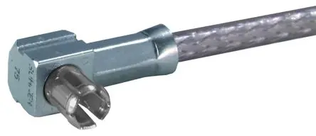Produktfoto 1 von Huber+Suhner MCX Stecker Anschluss MCX-Steckverbinder, Frei hängend, für RG-Kabel, 50 Ω Lot, gewinkelt