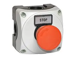 Produktfoto 1 von Lovato Pilzkopf LPZP1A8 Steuerstation-Schalter Grau Polycarbonat, IP66, IP67, IP69K, 1 Polycarbonat Grau