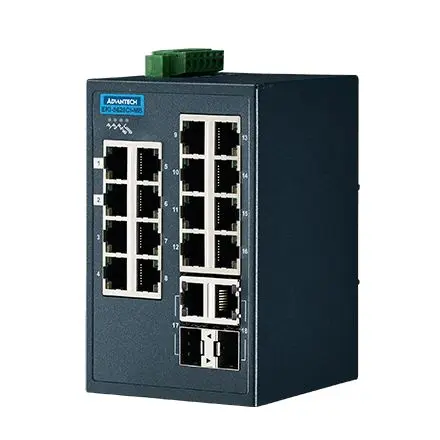 Advantech EKI:5626CI:MB:AE Ethernet-Switch 18-Port Gigabit-Ethernet-Switch 1000Mbit/s