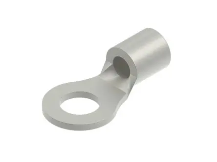 Molex 19193 Ringkabelschuh, Unisoliert 12 AWG, Silber, 10 AWG max.AWG, aussen ø 9.78 mm, innen ø 0.209 mm, M5