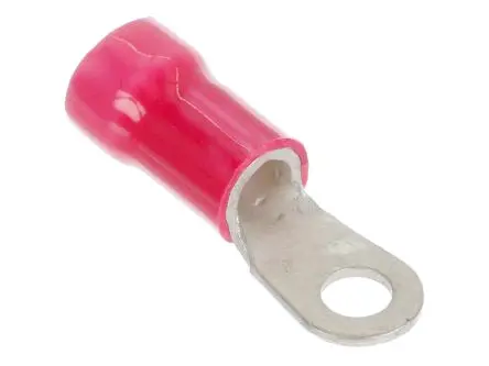 Produktfoto 1 von Molex 19071 Ringkabelschuh, Isoliert 8 AWG, Rosa, 8 AWG max.AWG, aussen ø 6.7 mm, 10