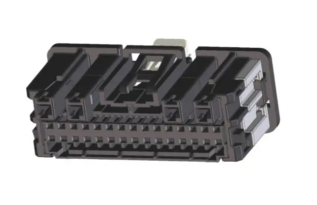 Produktfoto 1 von Molex 34959 Serie Steckverbindergehäuse Nylon, Buchse, Gerade, 34-polig, Steckverbindergehäuse