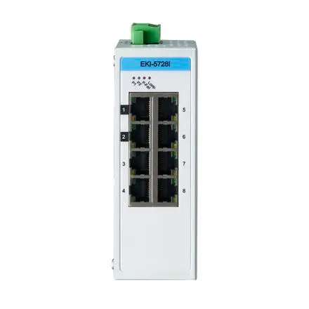 Produktfoto 1 von Advantech EKI:5728 Ethernet-Switch 8-Port Unmanaged 1000Mbit/s