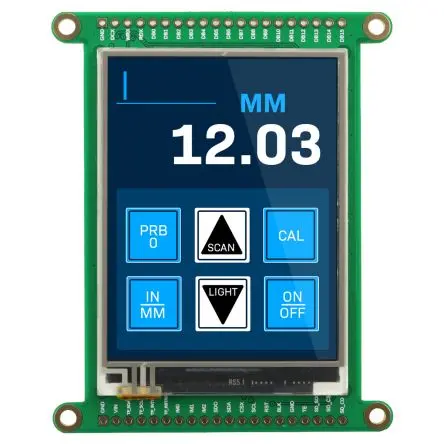Produktfoto 1 von NEWHAVEN DISPLAY INTERNATIONAL TFT-LCD-Anzeige 2.8 Zoll SPI Touchscreen, 43.20 mm LED