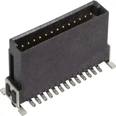 Produktfoto 1 von HARTING Har Flex Stiftleiste Gerade, 50-polig / 2-reihig, Raster 1.27 mm Raster SMD, Motherboard-zu-Tochterkarte,