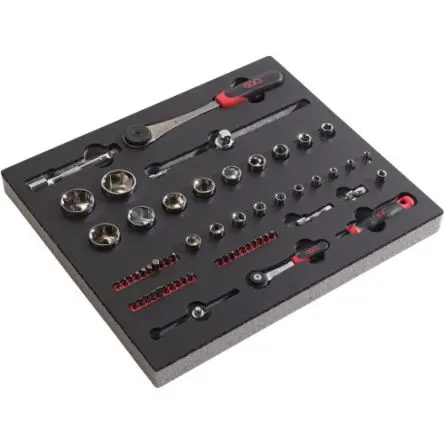 Produktfoto 1 von SAM Schaumstoffmodul Schaum, 2.972 kg, W 365mm L 460 mm H 55 mm