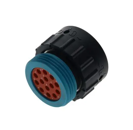 Produktfoto 1 von Amphenol AHDP Anschluss Stecker 14-polig Stecker Bohrung IP67, IP69K