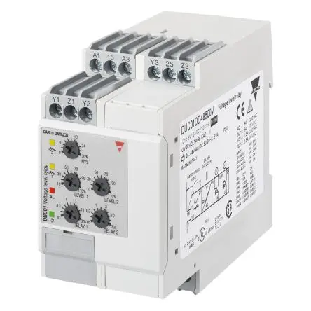 Produktfoto 1 von Carlo Gavazzi DUC01 Relais 1-phasig, 1-poliger Umschalter DIN-Hutschiene