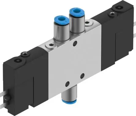 Produktfoto 1 von Festo CPE10 Einsteck-Anschluss, 5 QS (Schnellstart/Schnellanschluss) Magnetventil, Geschlossen M7, cULus-zertifiziert