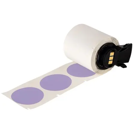 Produktfoto 1 von Brady Etikett B. 33.32 mm für BMP61 250 Pro Rolle auf Weiß Violett Vinyl