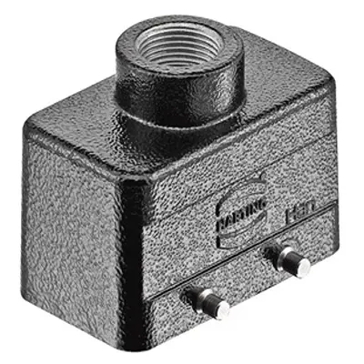 Produktfoto 1 von HARTING Han M Haube Doppelter Hebel 2, Kabel 10B Haube, IP65, IP66, IP40