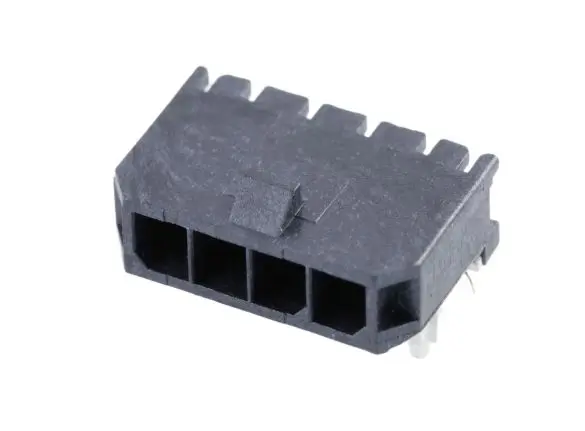 Produktfoto 1 von Molex 43650 Leiterplattenleiste gewinkelt, 4-polig / 1-reihig, Raster 3 mm SMD, Kabel-Platine, Ummantelt
