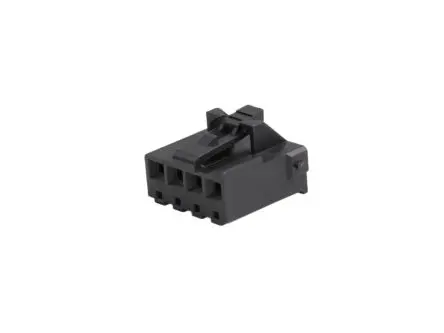 Molex 207458 Buchse Drahtgehäuse und Stecker 3.96 mm, 4-polig / 1-reihig Gerade, Frontplattenmontage