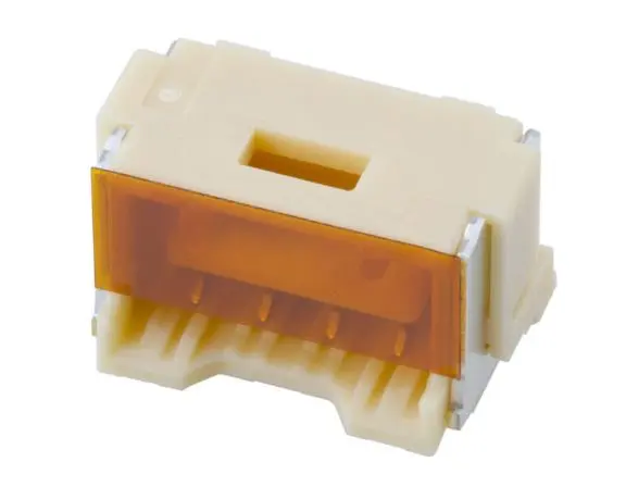 Produktfoto 1 von Molex 502443 Leiterplattenleiste Vertikal, 4-polig / 1-reihig, Raster 2 mm SMD, Kabel-Platine, Ummantelt