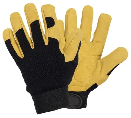Produktfoto 1 von Solidur Handschuhe Größe 12 40 % Nylon, Polyurethan Schwarz, Gelb 5