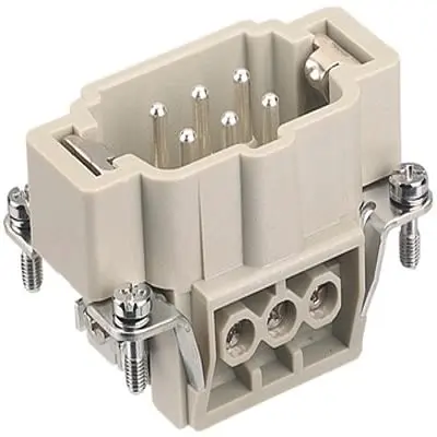 Produktfoto 1 von HARTING Han Ex Hochleistungssteckverbinder-Einsätze und -Module Stecker, 6-polig 16A, Stromversorgungssteckverbinder in