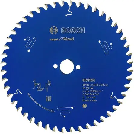 Produktfoto 1 von Bosch 56 Hartmetall Aluminium Kreissägeblatt, Ø 190 mm 1
