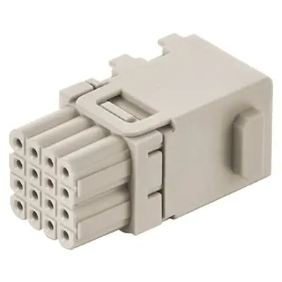Produktfoto 1 von HARTING Han Modular Modul Buchse, 16-polig, Crimpbefestigung, Crimpbefestigung