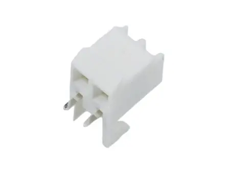 Molex 41815 Leiterplattenleiste gewinkelt, 2-polig / 1-reihig, Raster 3.96 mm Raster Durchsteckmontage, Kabel-Platine,