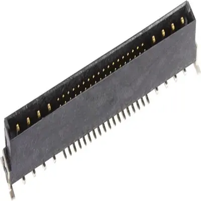 Produktfoto 1 von HARTING Har Flex Stiftleiste Gerade, 44-polig / 2-reihig, Raster 2.54 mm Raster Oberfläche, Motherboard-zu-Tochterkarte,