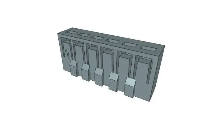 Produktfoto 1 von Molex 51035 Buchse Steckverbindergehäuse 2.5 mm, 6-polig / 1-reihig Gerade
