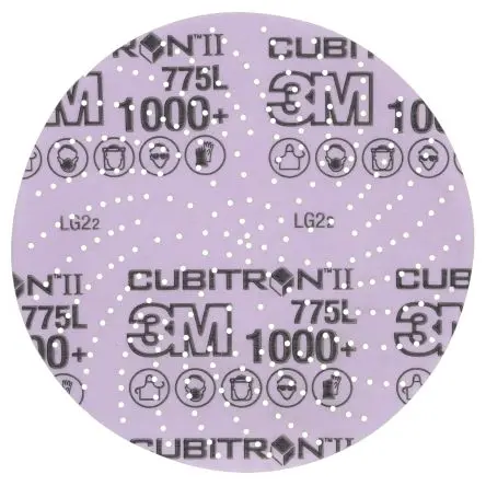 Produktfoto 1 von 3M 775L Präzisionsgeformtes Keramikkorn Folienscheibe Scheibe Ø 152.4 mm, Korngröße 1000+ 1000+ 250 per case