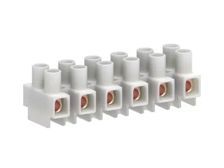 Produktfoto 1 von Molex Klemmenleiste Vertikal Messing, Stahl 2-reihig 40A, Raster 12 mm, 600V Vernickelt, Verzinkt